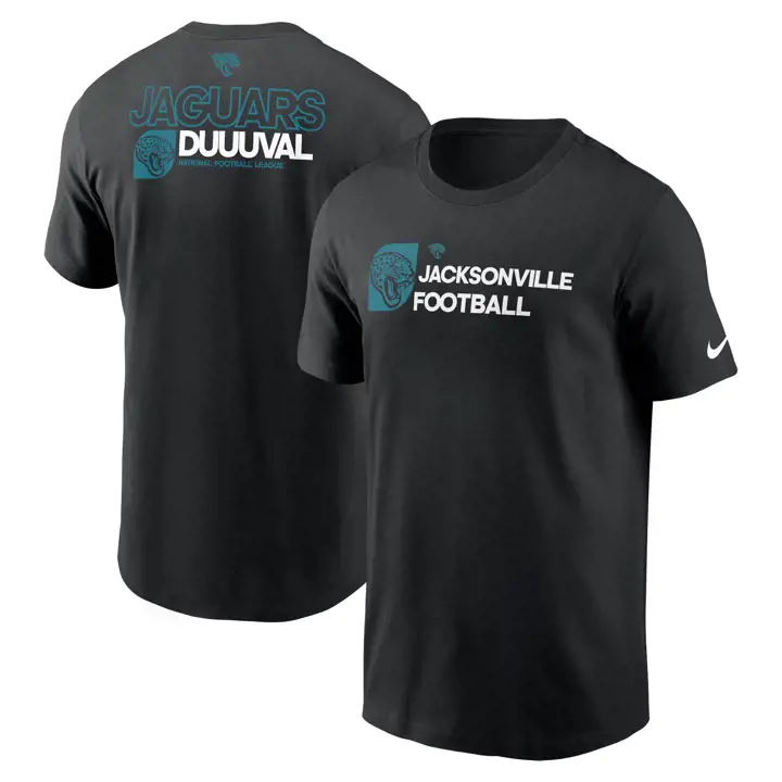 T-shirt essentiel Jacksonville Jaguars NFL Nike Team Outline 24