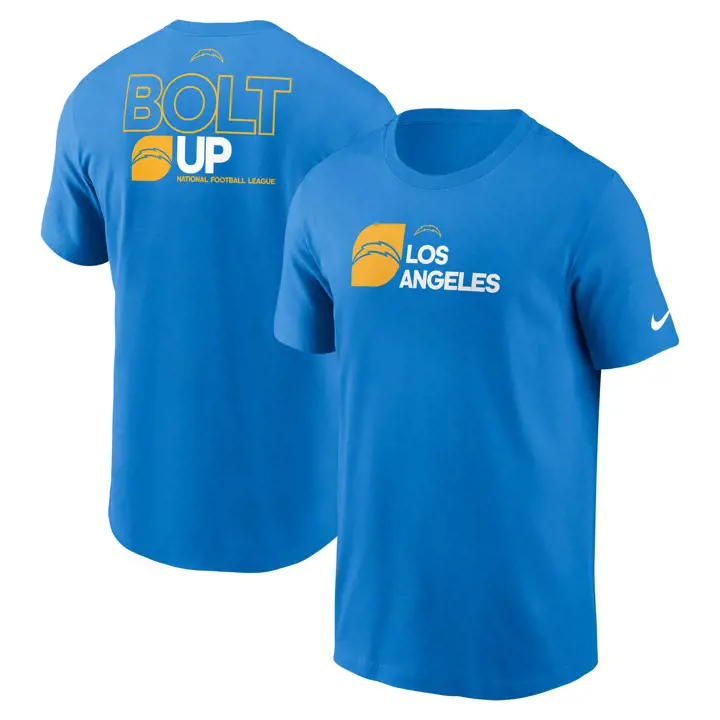 T-shirt essentiel Los Angeles Chargers NFL Nike Team Outline 24