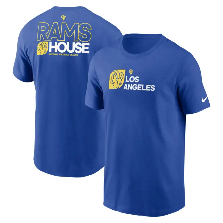 T-shirt essentiel Los Angeles Rams NFL Nike Team Outline 24 RBL