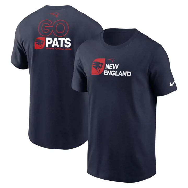 T-shirt essentiel à logo et contours Nike NFL New England Patriots 24