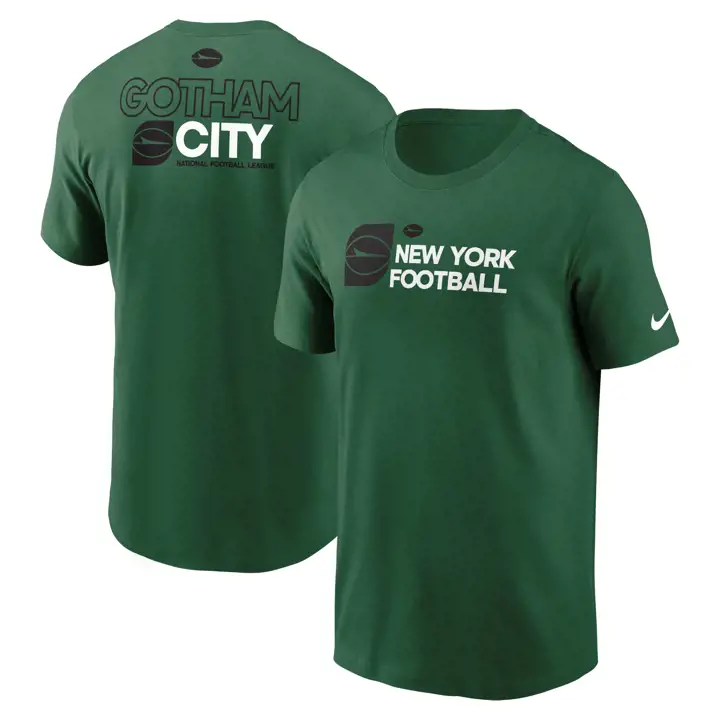 T-shirt essentiel Nike Team Outline NFL New York Jets 24 GRN
