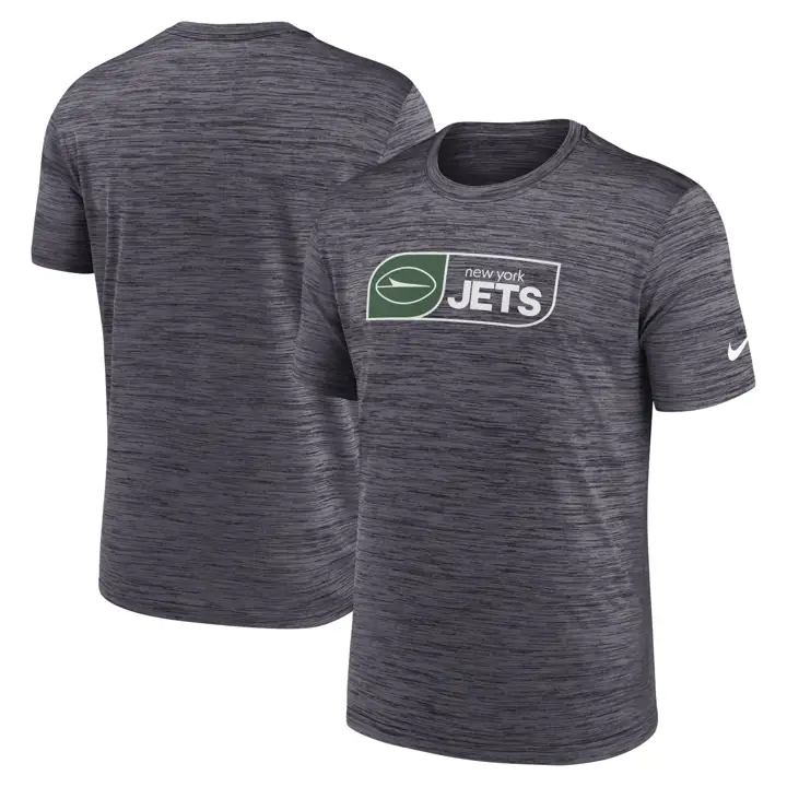 T-shirt à col rond Nike Velocity Jock Tag pour homme New York Jets 24 BLK