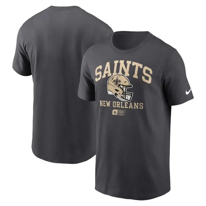 T-shirt essentiel casque NFL Nike New Orleans Saints 24 ANTHRACI