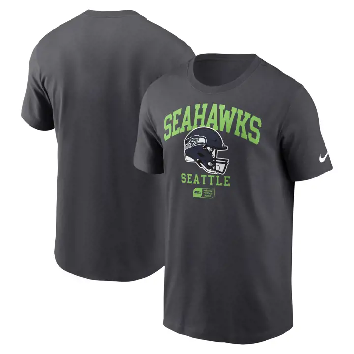 T-shirt essentiel Nike casque NFL Seattle Seahawks 24 anthracite