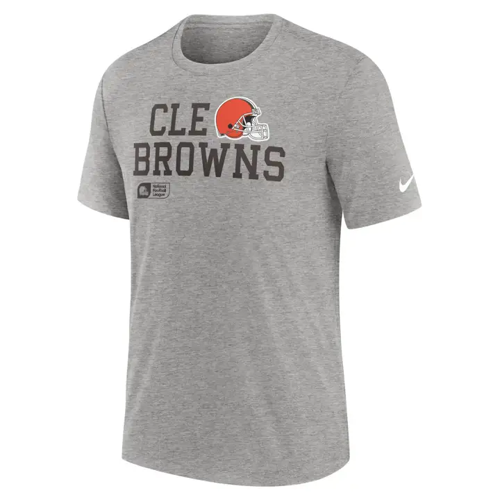 T-shirt Triblend Nike NFL Cleveland Browns Lockup 24 GRY