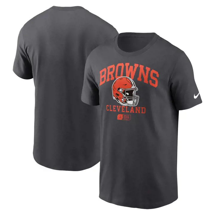 T-shirt Cleveland Browns NFL Nike Rewind Stack Essential 24 ANTH