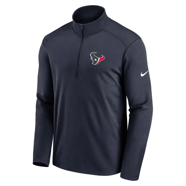 Houston Texans NFL Nike Franchise 1/4 Zip 24 MARINE