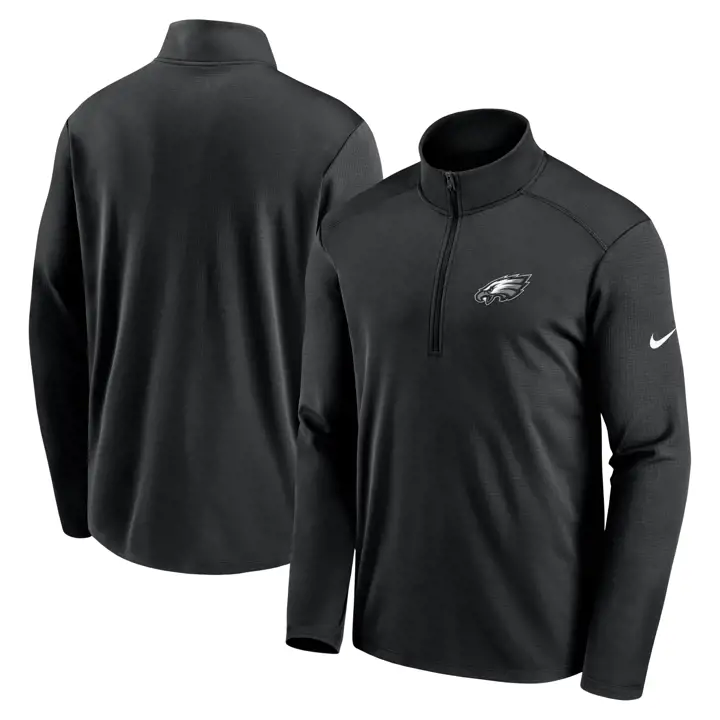 Philadelphia Eagles NFL Nike Franchise 1/4 Zip 24 BLK