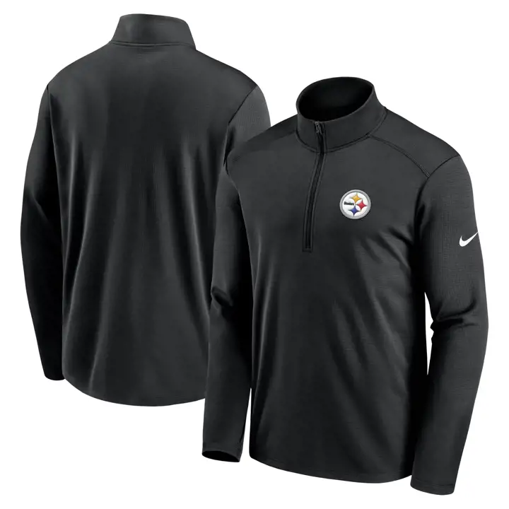 Pittsburgh Steelers NFL Nike Franchise 1/4 Zip 24 BLK
