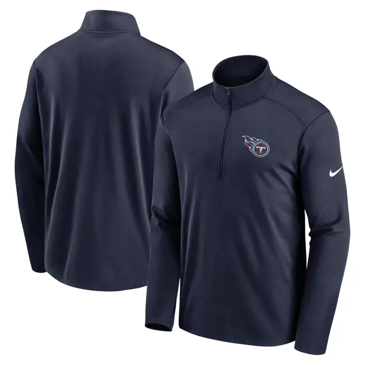Tennessee Titans NFL Nike Franchise 1/4 Zip 24 MARINE