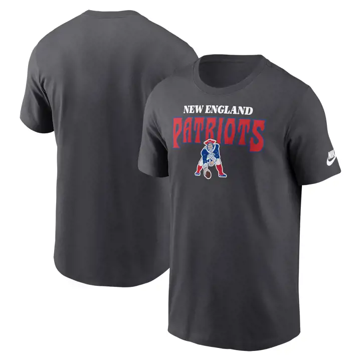 T-shirt essentiel Nike Rewind Stack des New England Patriots NFL 24