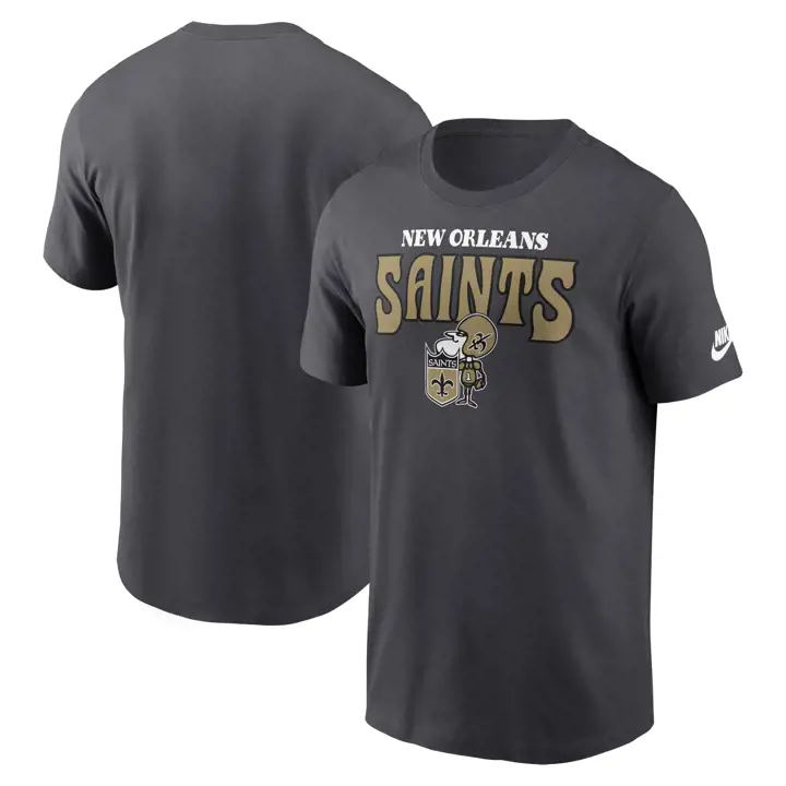 T-shirt essentiel Rewind Stack NFL Nike des Saints de La Nouvelle-Orléans 24 AN