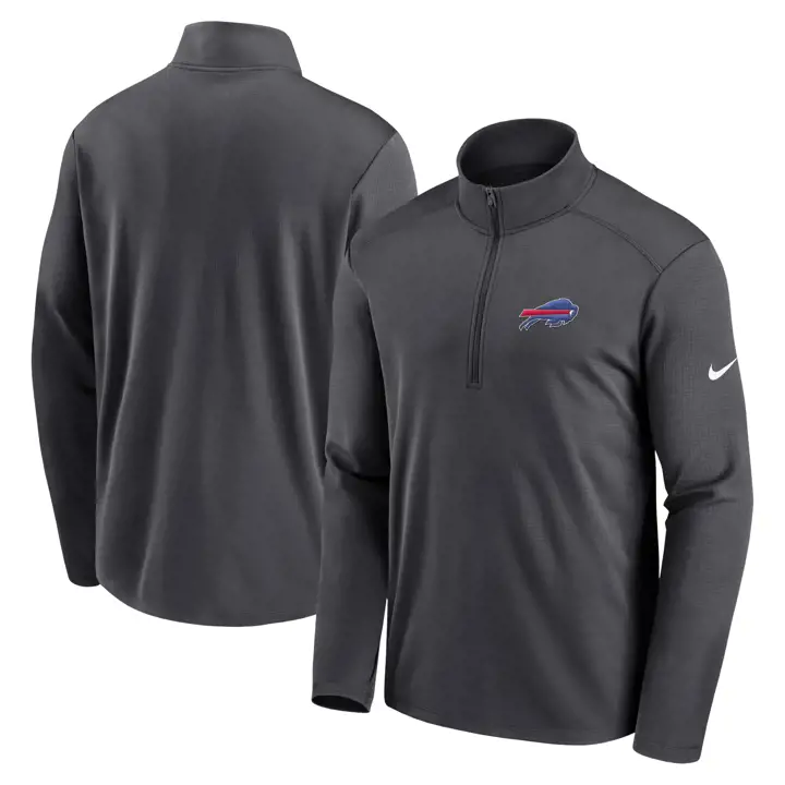 Veste Buffalo Bills NFL Nike Franchise 1/4 Zip 24 ANTHRACITE