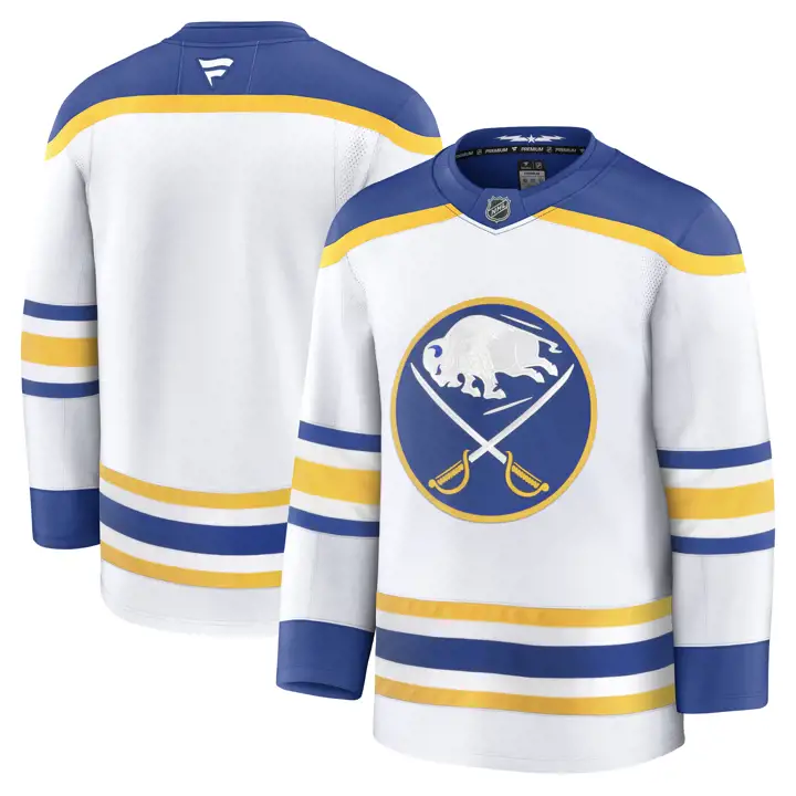 Maillot de hockey de qualité supérieure des Sabres de Buffalo de la LNH BLANC