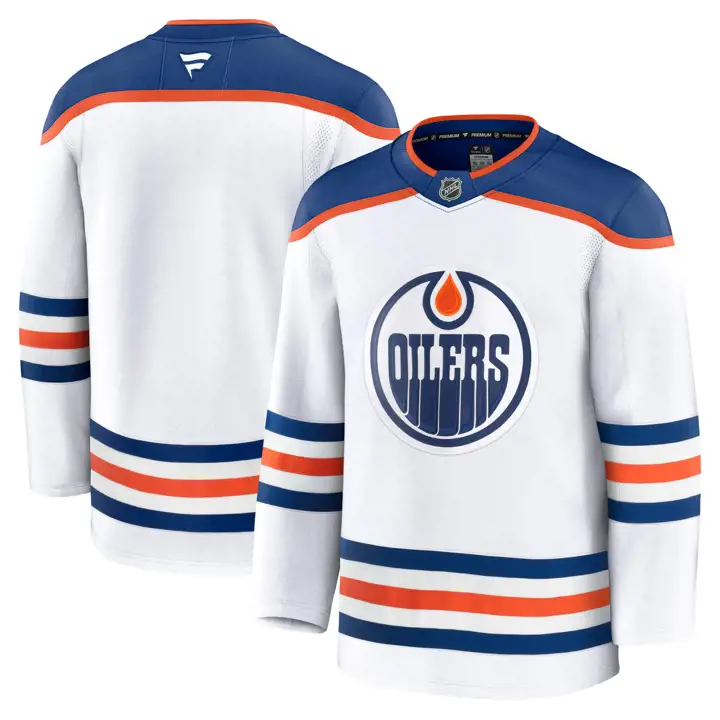 Maillot d'équipe premium LNH Oilers d'Edmonton BLC