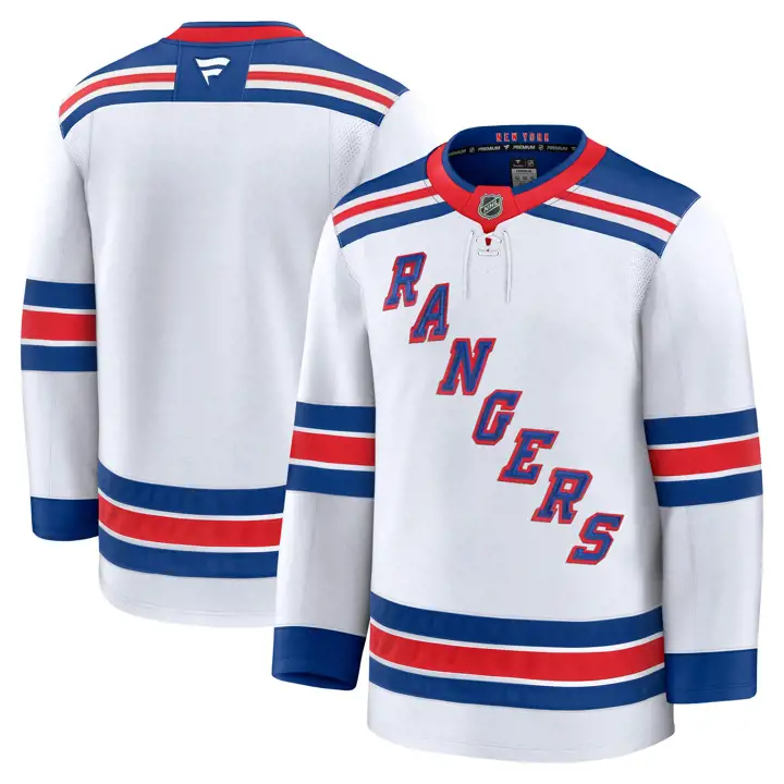 Maillot Authentique Premium LNH des Rangers de New York BLANC