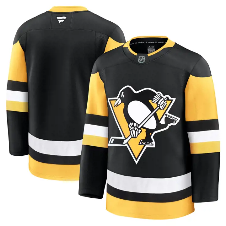 Maillot de hockey Pittsburgh Penguins NHL Premium - Noir