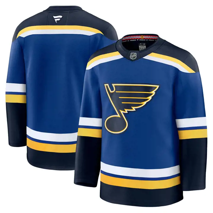 Maillot authentique St. Louis Blues LNH BLEU