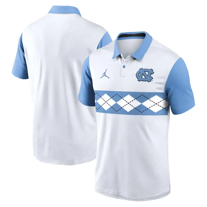 Polo à motif universitaire Nike pour homme North Carolina Tar Heels SP et EMB