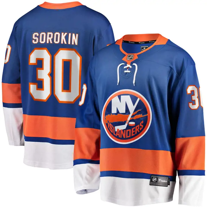 Maillot Joueur NHL Breakaway des Islanders de New York Ilya Sorokin