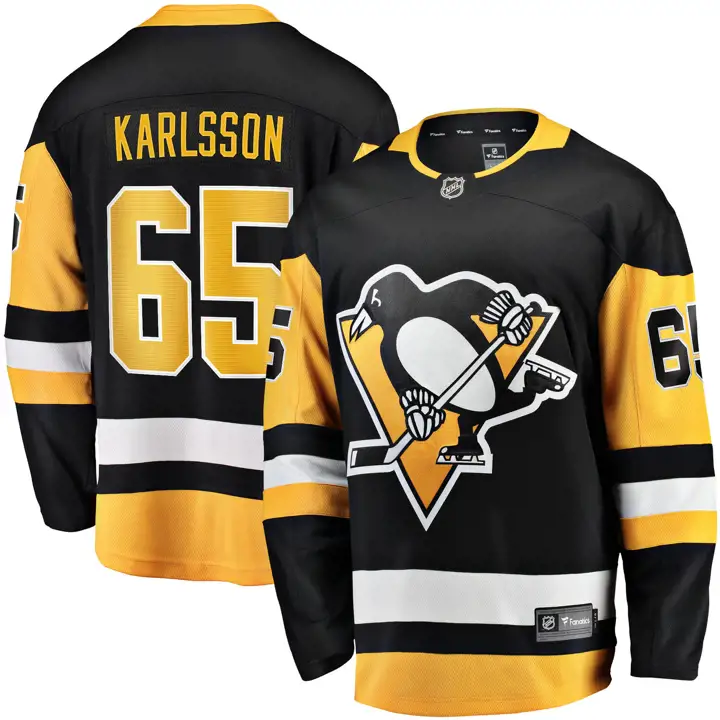 Maillot Erik Karlsson des Penguins de Pittsburgh (LNH), modèle Breakaway