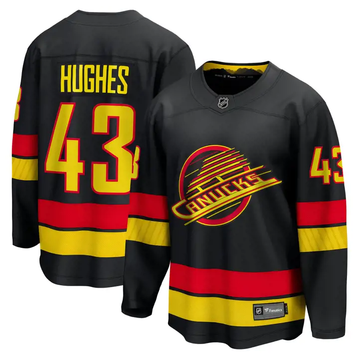Maillot Vancouver Canucks NHL Breakaway Joueur Quinn Hughes B