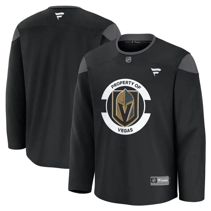 Maillot d'entraînement des Golden Knights de Vegas (LNH) noir