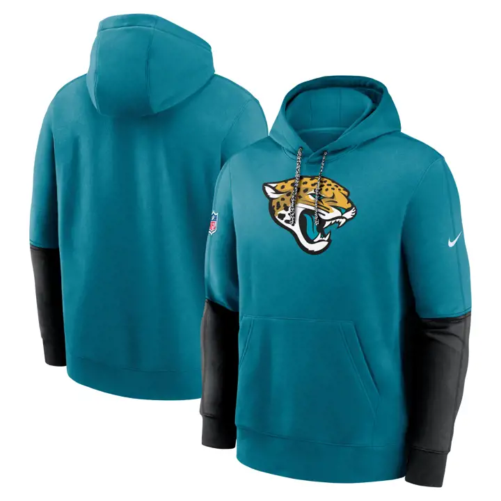 Jacksonville Jaguars NFL Nike Sweat à Capuche Club Team Issue 24 TEAL