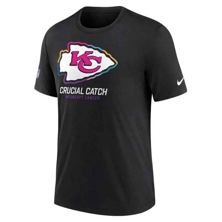 T-shirt NFL Nike Crucial Catch Chiefs de Kansas City 24 NOIR