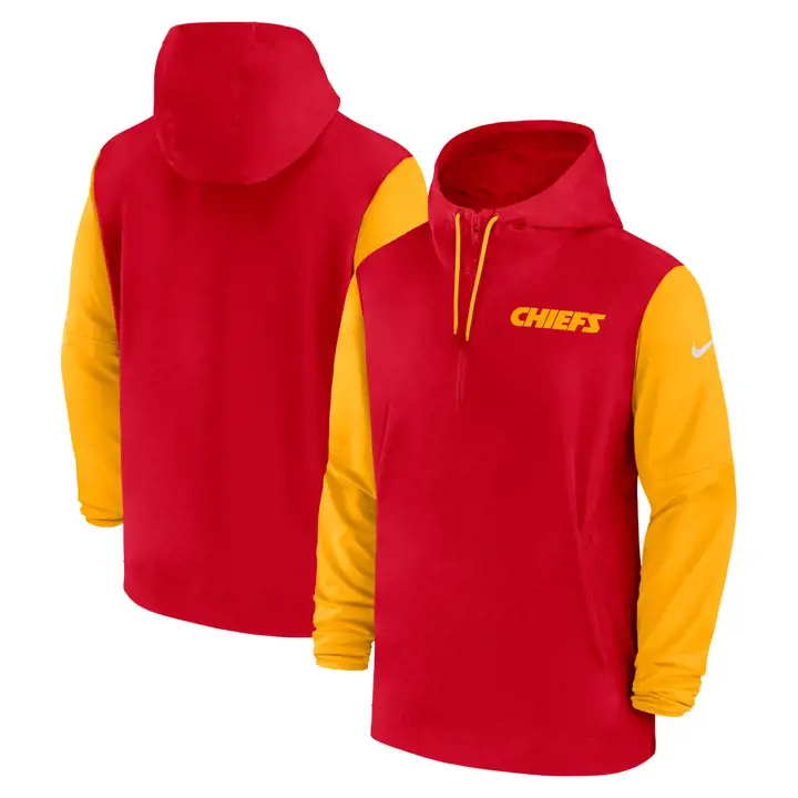 Veste d'avant-match Nike NFL Kansas City Chiefs pour homme 24 ROUGE