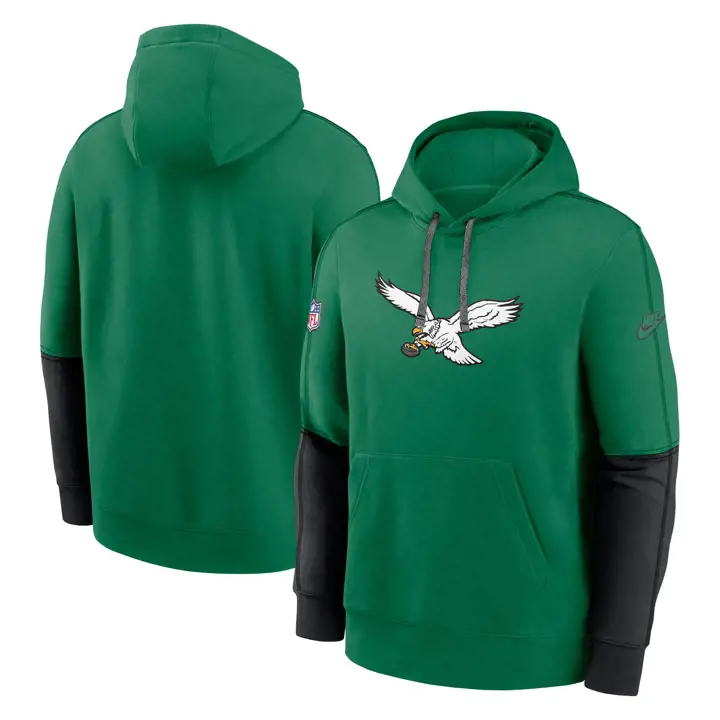 Sweat à capuche Philadelphia Eagles NFL Nike Alt Club 24 GRN