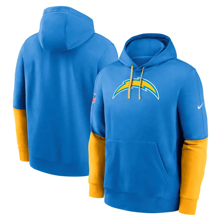 Los Angeles Chargers NFL Nike Team Issue Club Hood 24 BLEU