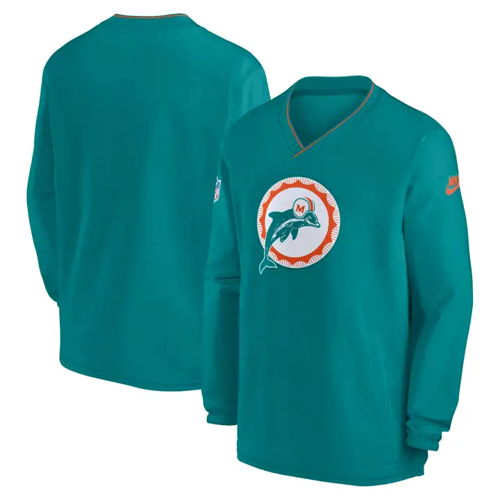 Miami Dolphins NFL Nike Veste coupe-vent alternative 24 AQ