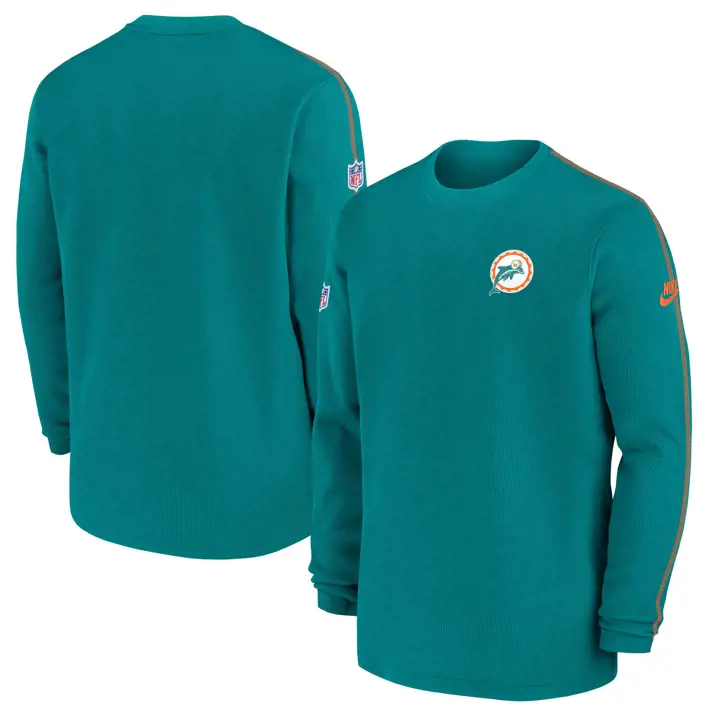 Haut à manches longues NFL Nike Coach alternatif Miami Dolphins 24 AQ