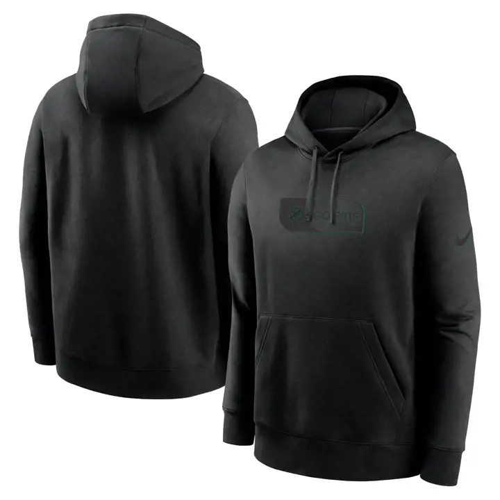 Miami Dolphins NFL Nike Edge Lockup Hood 24 BLK