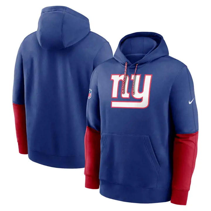 New York Giants NFL Nike Équipe Club Sweat À Capuche 24 BLEU