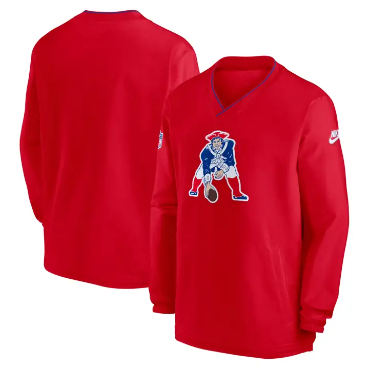 New England Patriots NFL Nike Alt Coupe-vent 24 ROUGE