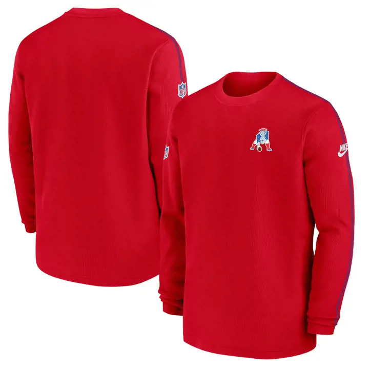 Haut de survêtement NFL Nike Coach Alt manches longues New England Patriots 24 ROUGE