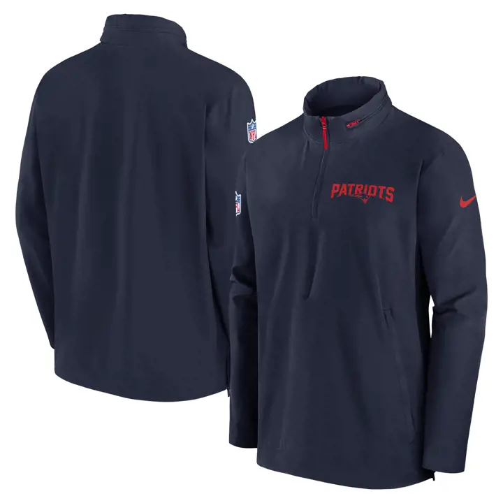 Veste légère d'entraîneur NFL Nike New England Patriots 24 MARINE