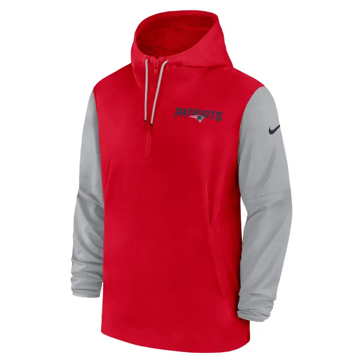 Veste de présentation Nike NFL New England Patriots 24 ROUGE