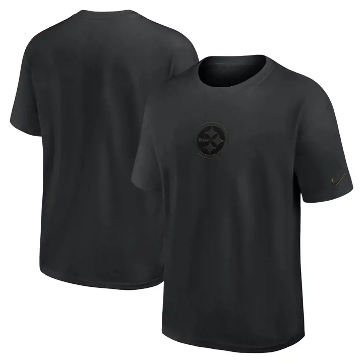 Pittsburgh Steelers NFL Nike Edge Max Tee ML Manches Courtes 24 BLK