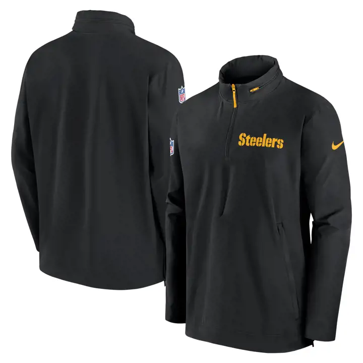 Veste légère d'entraîneur Pittsburgh Steelers NFL Nike 24 BLK