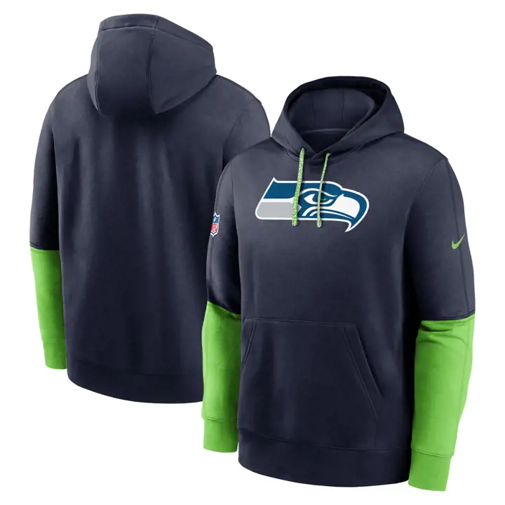 Seattle Seahawks NFL Nike Team Issue Club Hood 24 MARINE