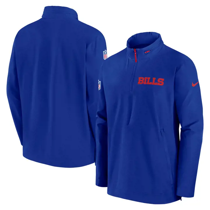 Veste légère Nike NFL Buffalo Bills pour entraîneurs 24 RBL