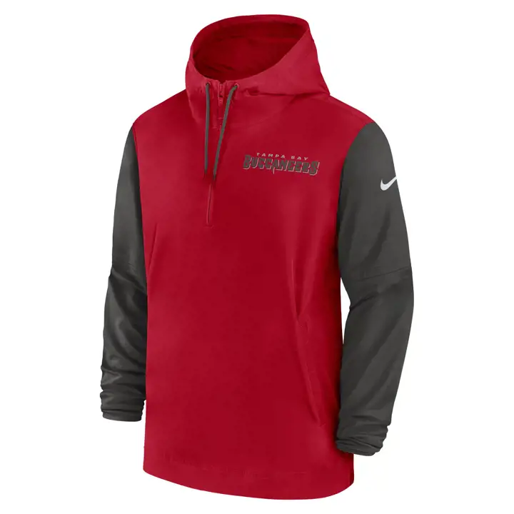 Veste d'avant-match NFL Nike Tampa Bay Buccaneers Joueur 24 ROUGE