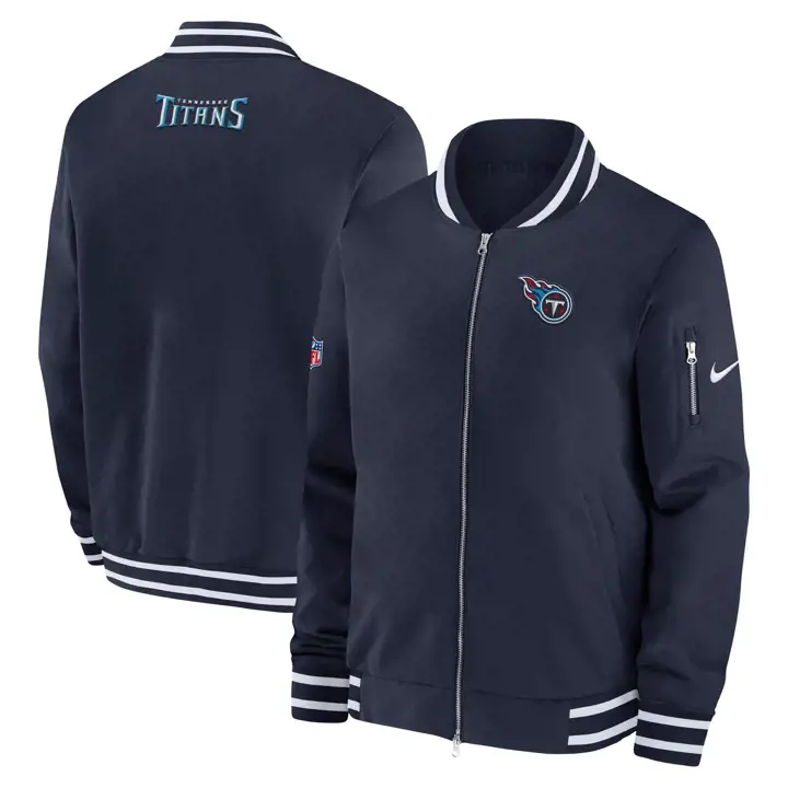 Blouson de survêtement Nike NFL Titans du Tennessee 24 MARINE