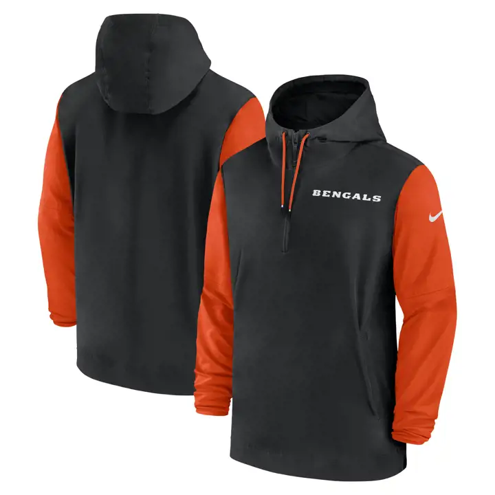 Veste d'avant-match Nike NFL Cincinnati Bengals Joueur 24 BLK