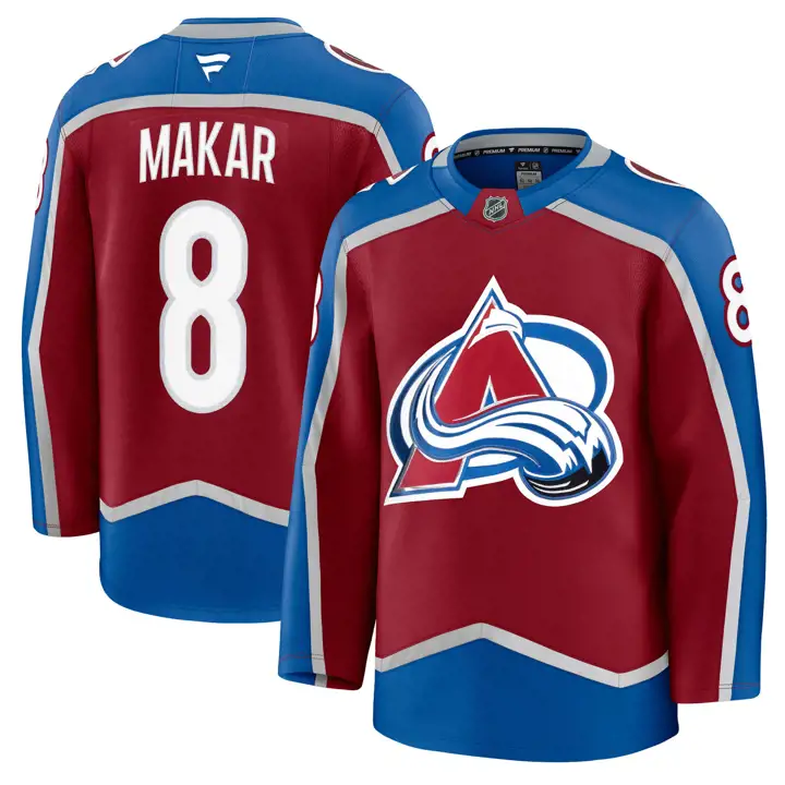Maillot de joueur premium LNH Colorado Avalanche Cale Makar MAR