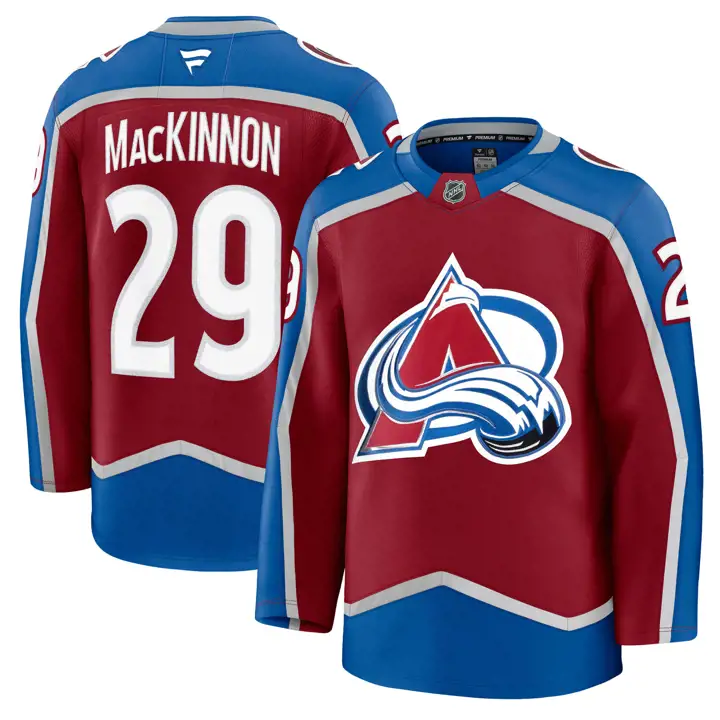 Maillot de joueur Premium NHL Colorado Avalanche Nathan MacKinnon