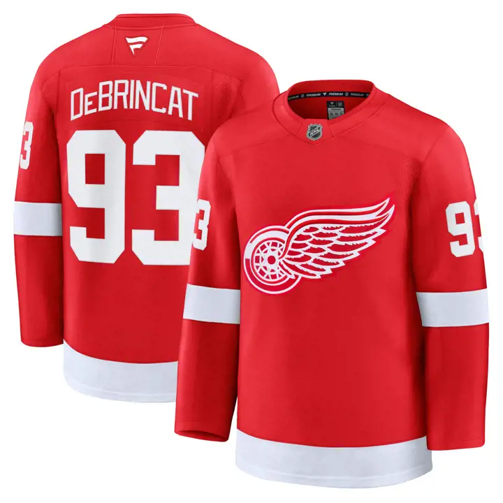 Maillot de joueur de la LNH Detroit Redwings Alex DeBrincat - Qualité supérieure